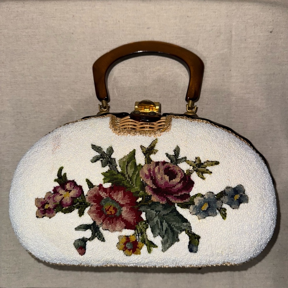 Vintage Adele beaded bag